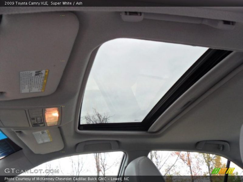 Super White / Ash 2009 Toyota Camry XLE