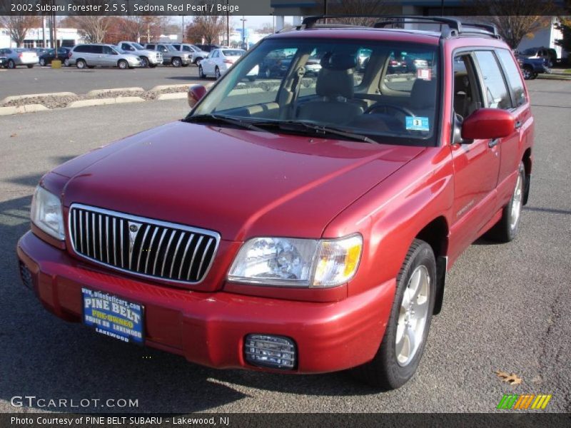 Sedona Red Pearl / Beige 2002 Subaru Forester 2.5 S