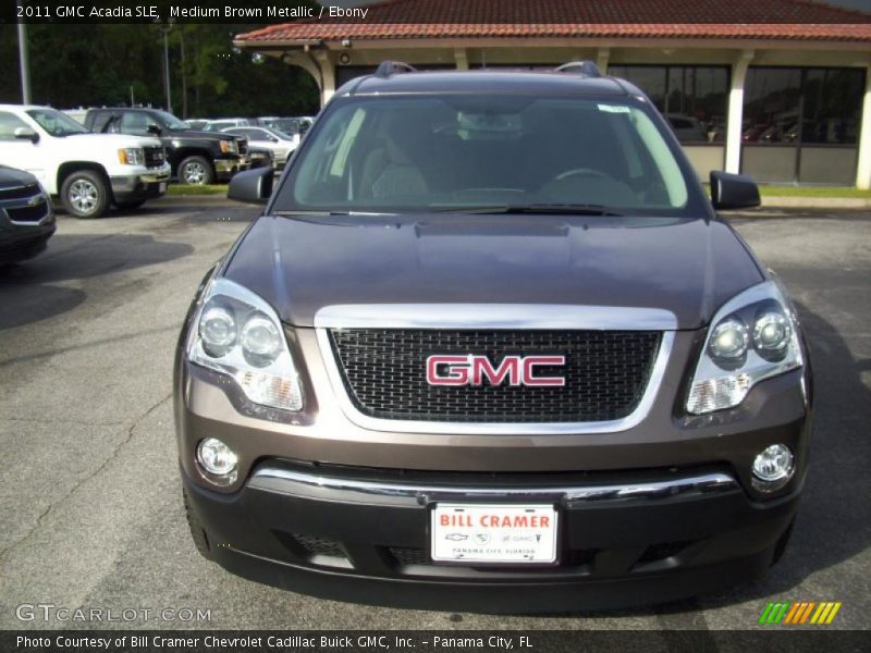 Medium Brown Metallic / Ebony 2011 GMC Acadia SLE