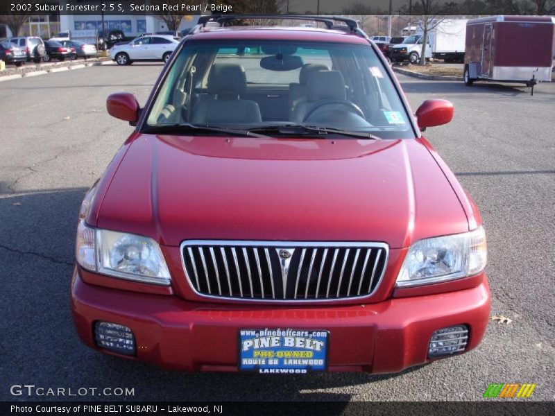 Sedona Red Pearl / Beige 2002 Subaru Forester 2.5 S