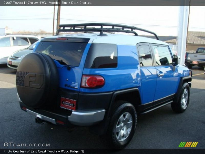 Voodoo Blue / Dark Charcoal 2007 Toyota FJ Cruiser 4WD