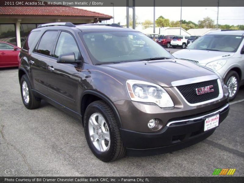 Medium Brown Metallic / Ebony 2011 GMC Acadia SLE