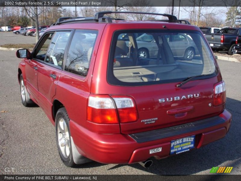 Sedona Red Pearl / Beige 2002 Subaru Forester 2.5 S