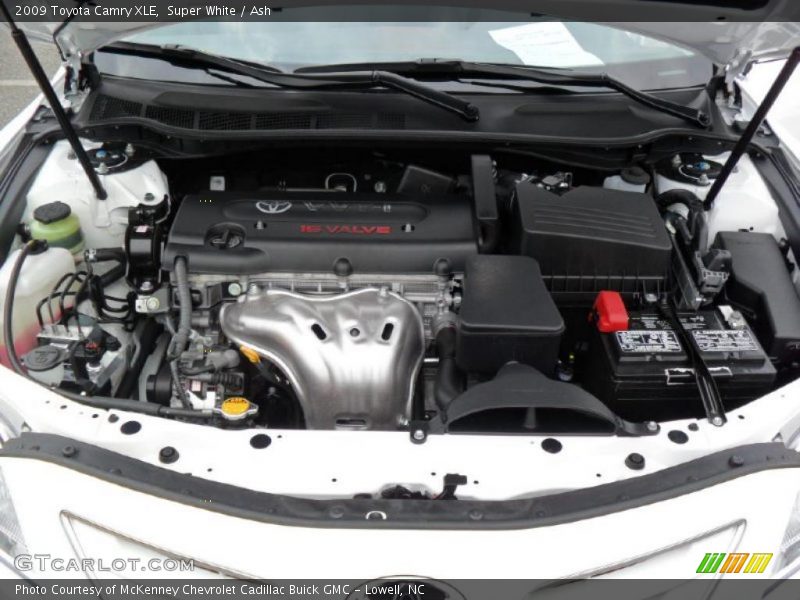 Super White / Ash 2009 Toyota Camry XLE