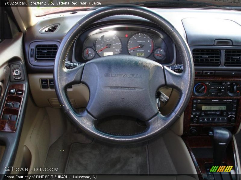 Sedona Red Pearl / Beige 2002 Subaru Forester 2.5 S