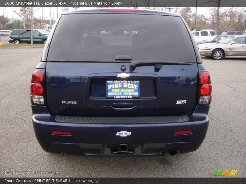 Imperial Blue Metallic / Ebony 2008 Chevrolet TrailBlazer SS 4x4