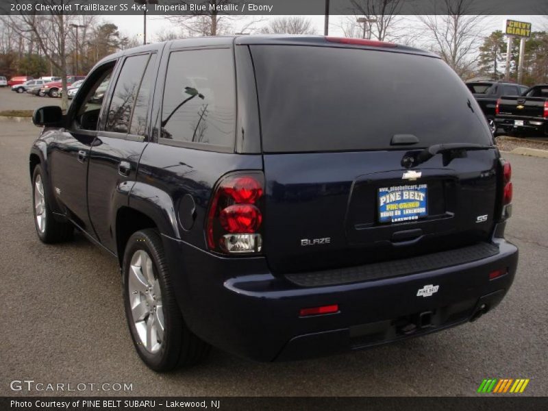 Imperial Blue Metallic / Ebony 2008 Chevrolet TrailBlazer SS 4x4
