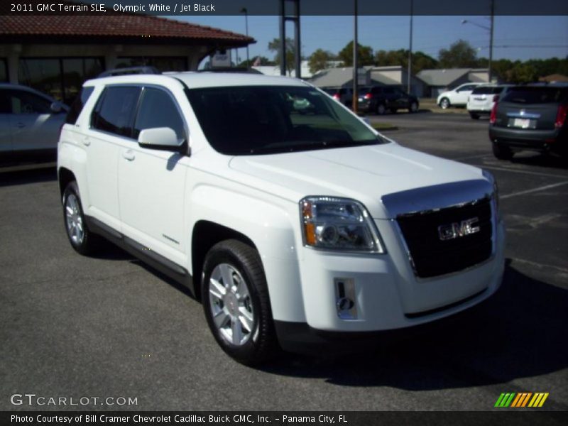 Olympic White / Jet Black 2011 GMC Terrain SLE