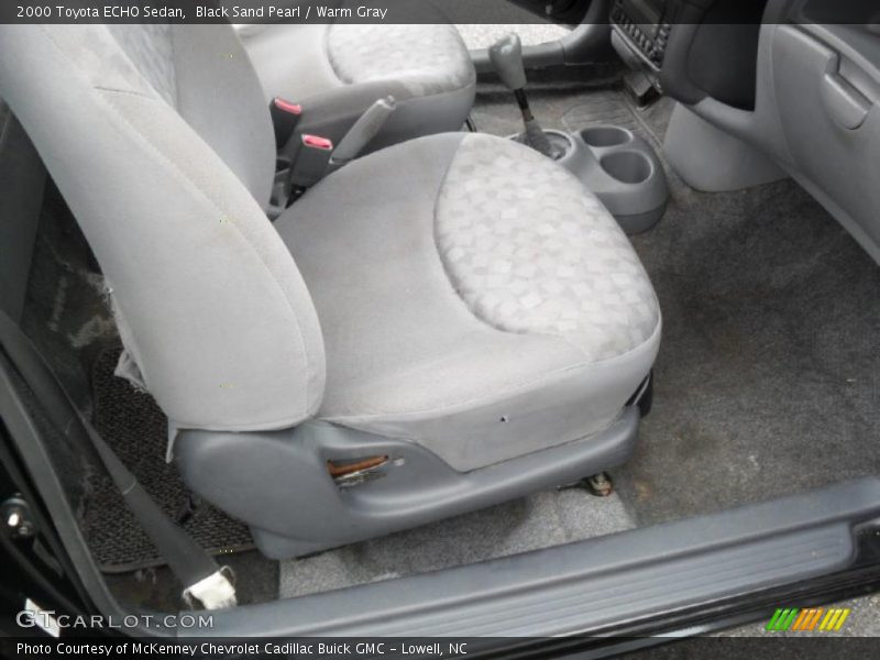 Black Sand Pearl / Warm Gray 2000 Toyota ECHO Sedan