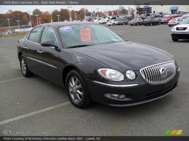 Dark Slate Metallic / Ebony 2009 Buick LaCrosse CXL