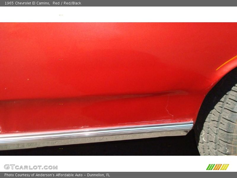 Red / Red/Black 1965 Chevrolet El Camino