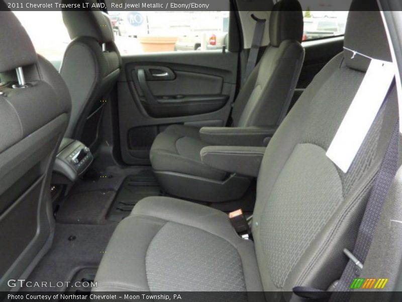Red Jewel Metallic / Ebony/Ebony 2011 Chevrolet Traverse LT AWD