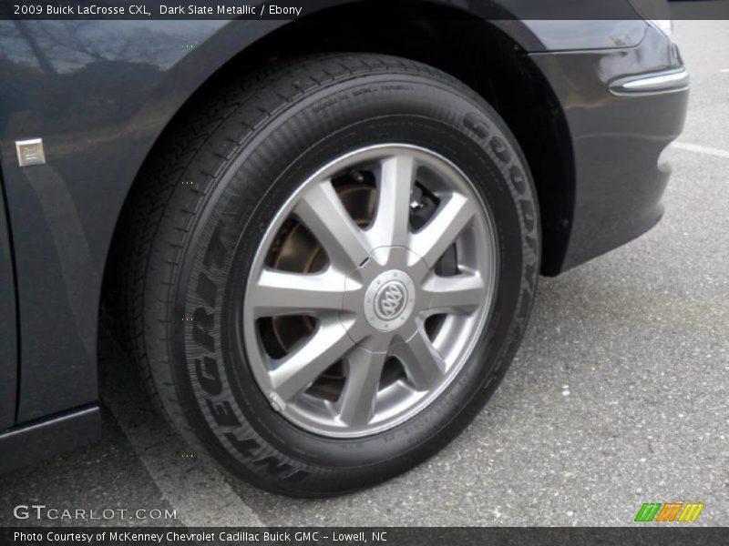 Dark Slate Metallic / Ebony 2009 Buick LaCrosse CXL
