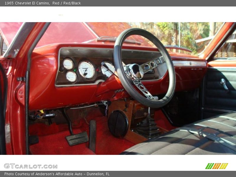  1965 El Camino  Red/Black Interior