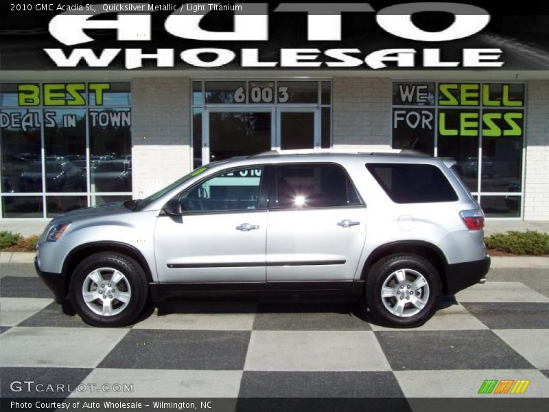 Quicksilver Metallic / Light Titanium 2010 GMC Acadia SL