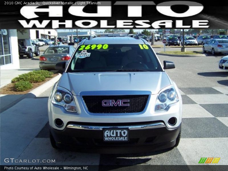 Quicksilver Metallic / Light Titanium 2010 GMC Acadia SL