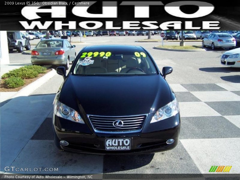 Obsidian Black / Cashmere 2009 Lexus ES 350