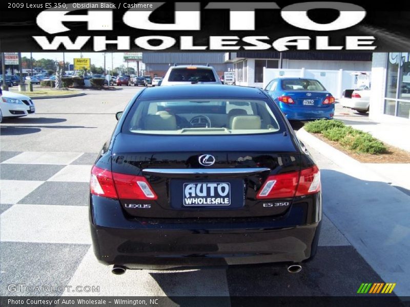 Obsidian Black / Cashmere 2009 Lexus ES 350