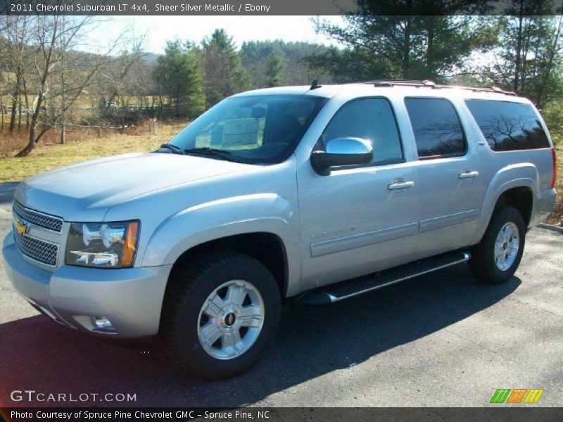 Sheer Silver Metallic / Ebony 2011 Chevrolet Suburban LT 4x4