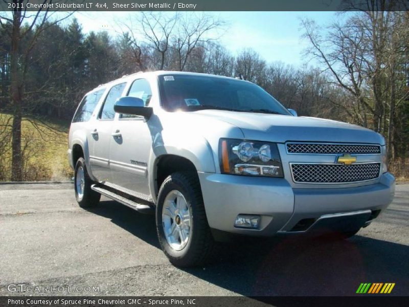 Sheer Silver Metallic / Ebony 2011 Chevrolet Suburban LT 4x4