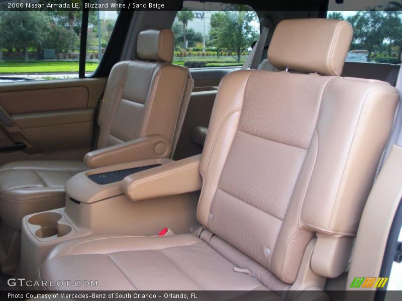Blizzard White / Sand Beige 2006 Nissan Armada LE