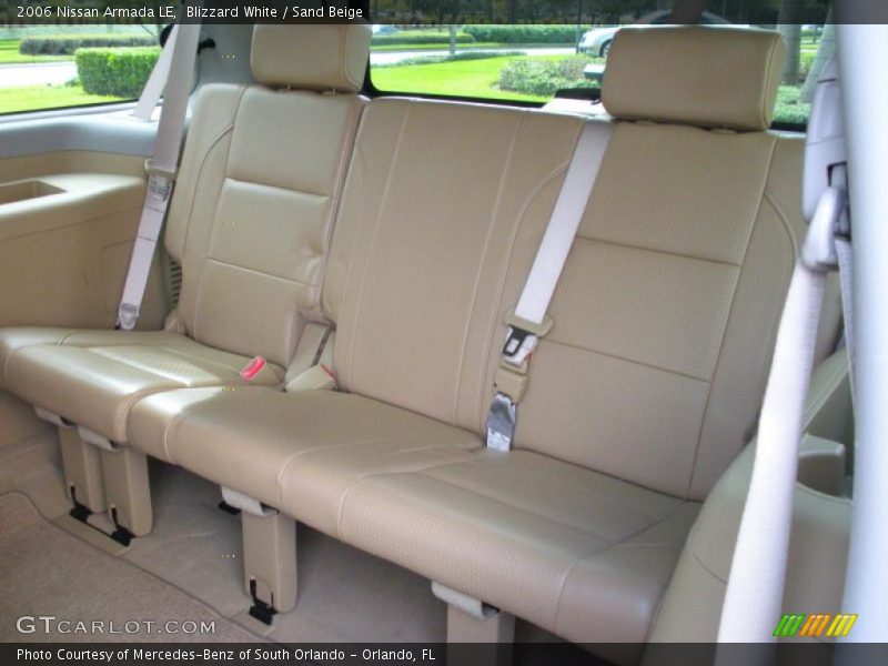 Blizzard White / Sand Beige 2006 Nissan Armada LE
