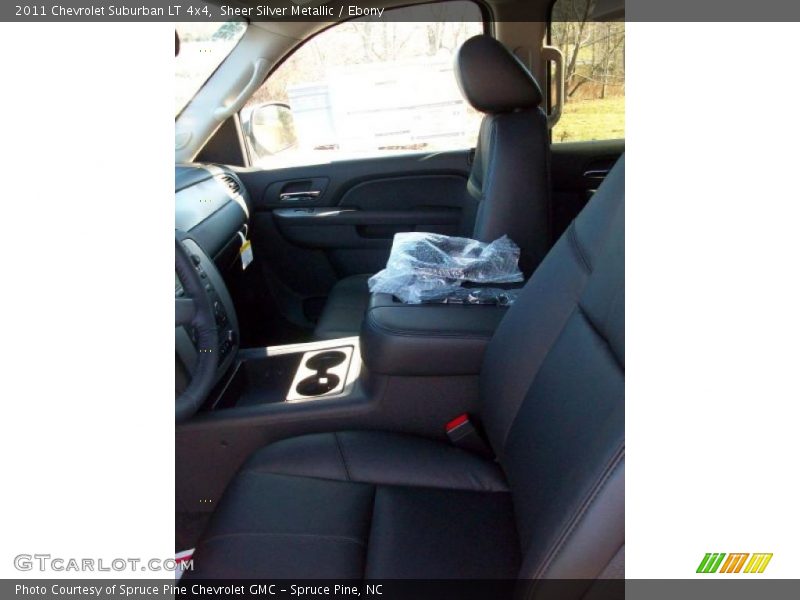 Sheer Silver Metallic / Ebony 2011 Chevrolet Suburban LT 4x4