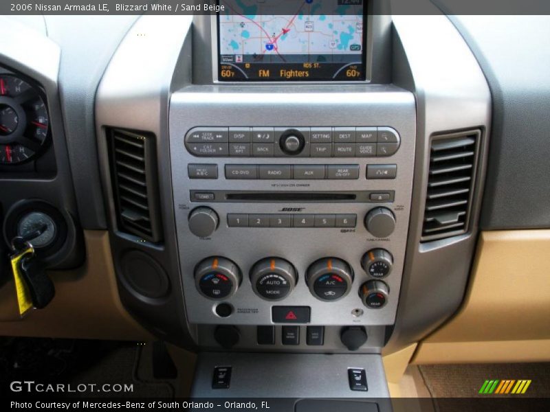 Blizzard White / Sand Beige 2006 Nissan Armada LE