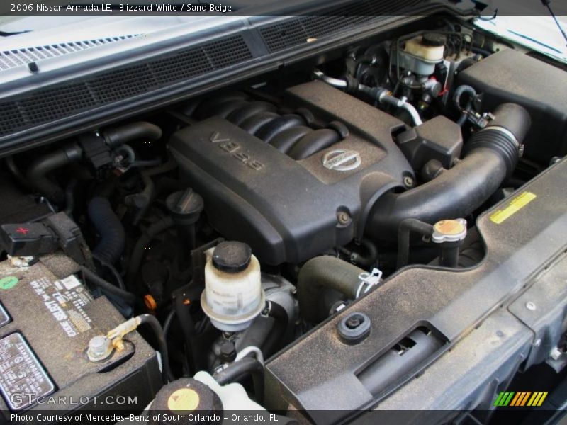 Blizzard White / Sand Beige 2006 Nissan Armada LE