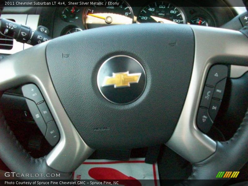 Sheer Silver Metallic / Ebony 2011 Chevrolet Suburban LT 4x4