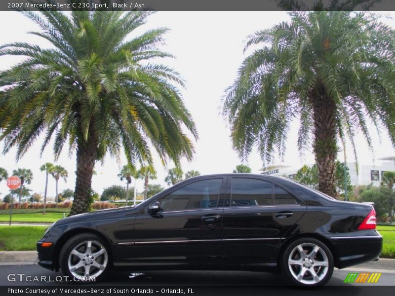 Black / Ash 2007 Mercedes-Benz C 230 Sport