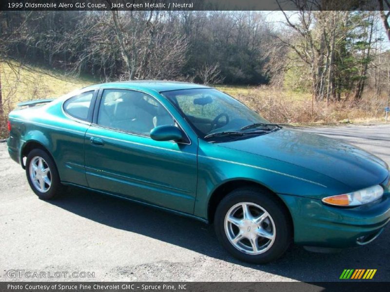 Jade Green Metallic / Neutral 1999 Oldsmobile Alero GLS Coupe