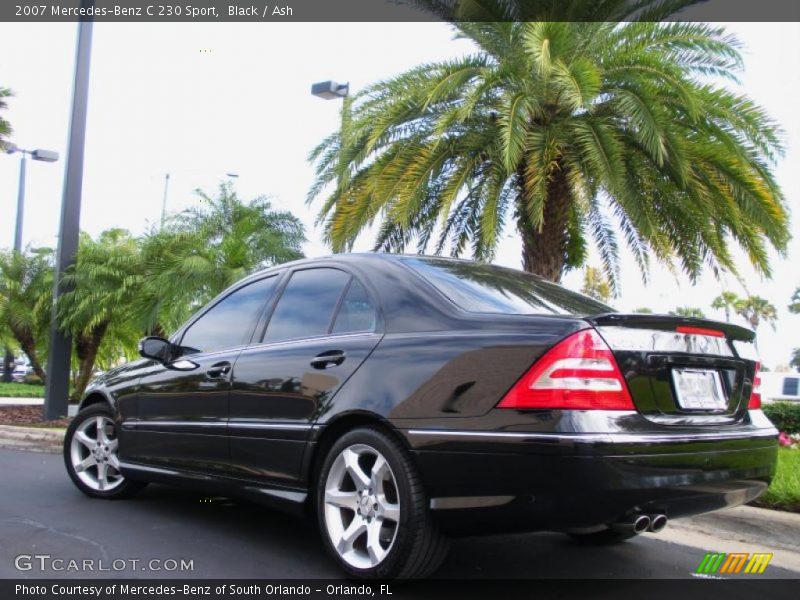 Black / Ash 2007 Mercedes-Benz C 230 Sport