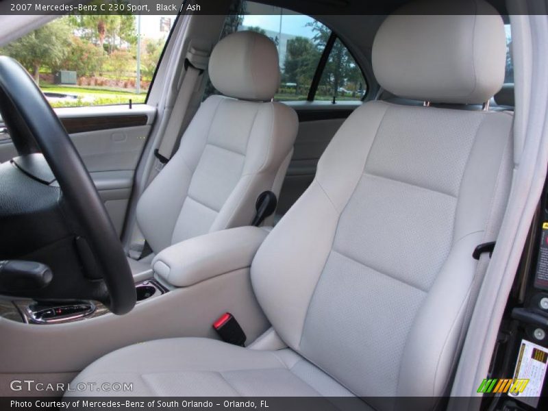 Black / Ash 2007 Mercedes-Benz C 230 Sport