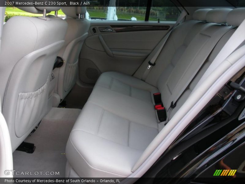 Black / Ash 2007 Mercedes-Benz C 230 Sport