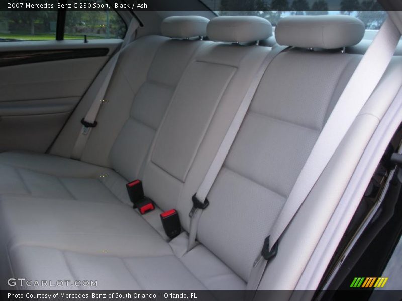 Black / Ash 2007 Mercedes-Benz C 230 Sport