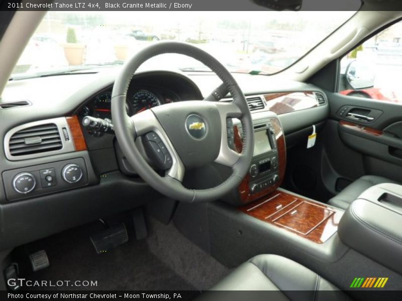 Black Granite Metallic / Ebony 2011 Chevrolet Tahoe LTZ 4x4