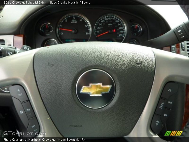 Black Granite Metallic / Ebony 2011 Chevrolet Tahoe LTZ 4x4