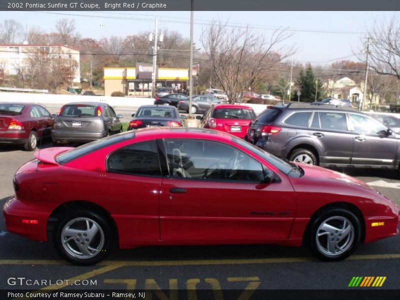 Bright Red / Graphite 2002 Pontiac Sunfire GT Coupe