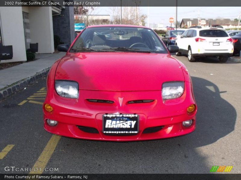 Bright Red / Graphite 2002 Pontiac Sunfire GT Coupe