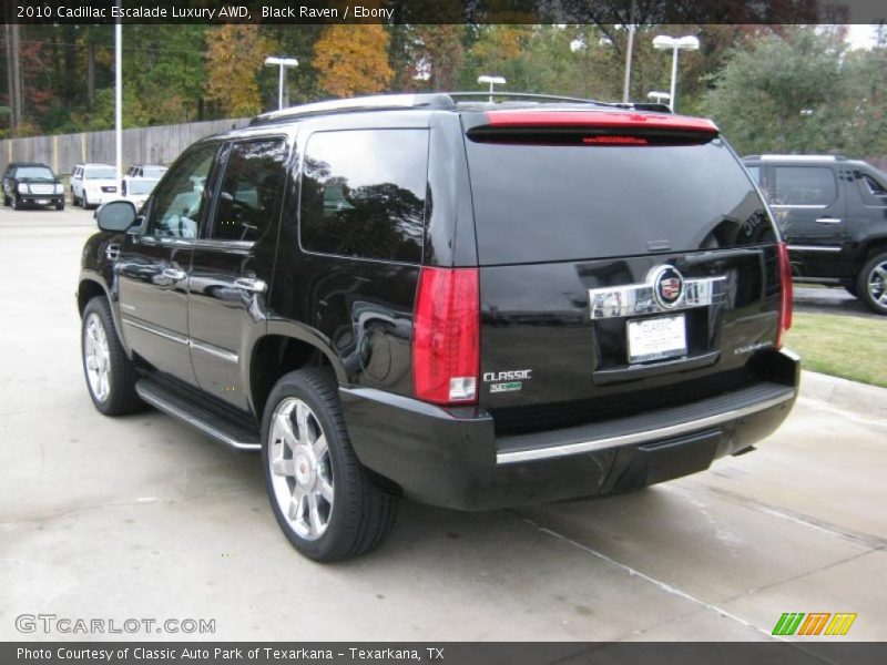 Black Raven / Ebony 2010 Cadillac Escalade Luxury AWD