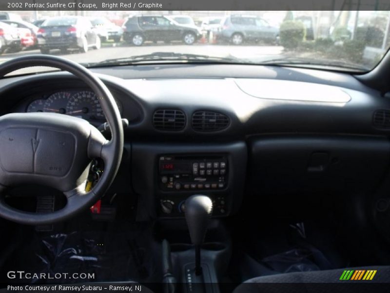 Bright Red / Graphite 2002 Pontiac Sunfire GT Coupe