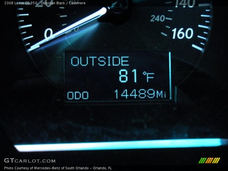 Obsidian Black / Cashmere 2008 Lexus GS 350