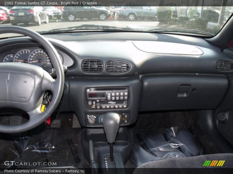Bright Red / Graphite 2002 Pontiac Sunfire GT Coupe