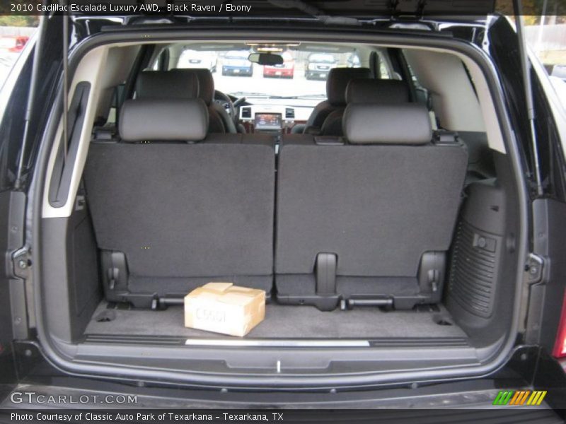 Black Raven / Ebony 2010 Cadillac Escalade Luxury AWD