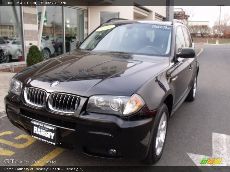 Jet Black / Black 2006 BMW X3 3.0i