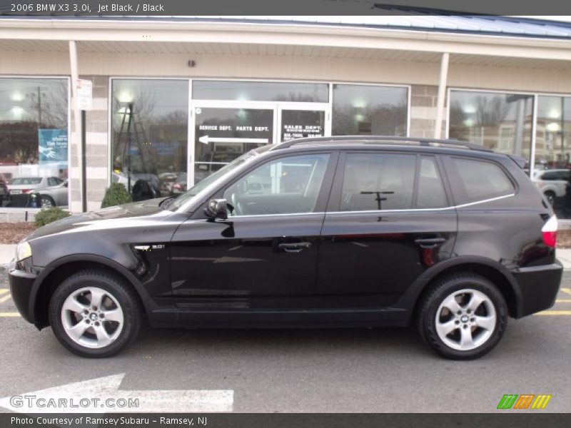 Jet Black / Black 2006 BMW X3 3.0i