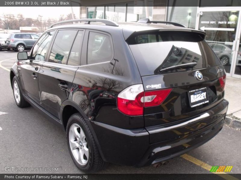 Jet Black / Black 2006 BMW X3 3.0i