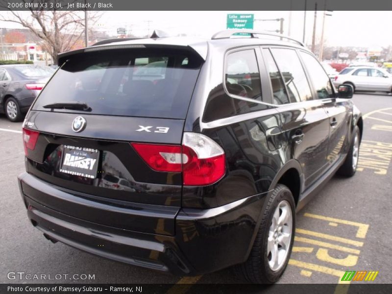Jet Black / Black 2006 BMW X3 3.0i