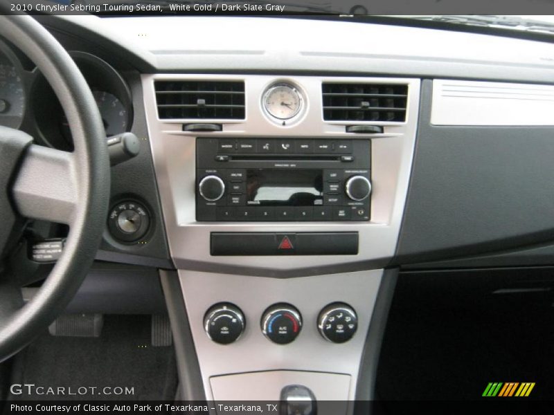 White Gold / Dark Slate Gray 2010 Chrysler Sebring Touring Sedan